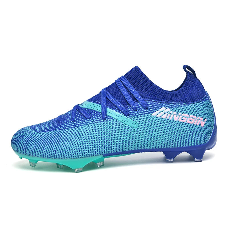 Men Turf Soccer Shoes Cleats Professional Football Boots Breathable Mesh Youth Soccer Anti Skid Male Sneakers Society Chuteira
