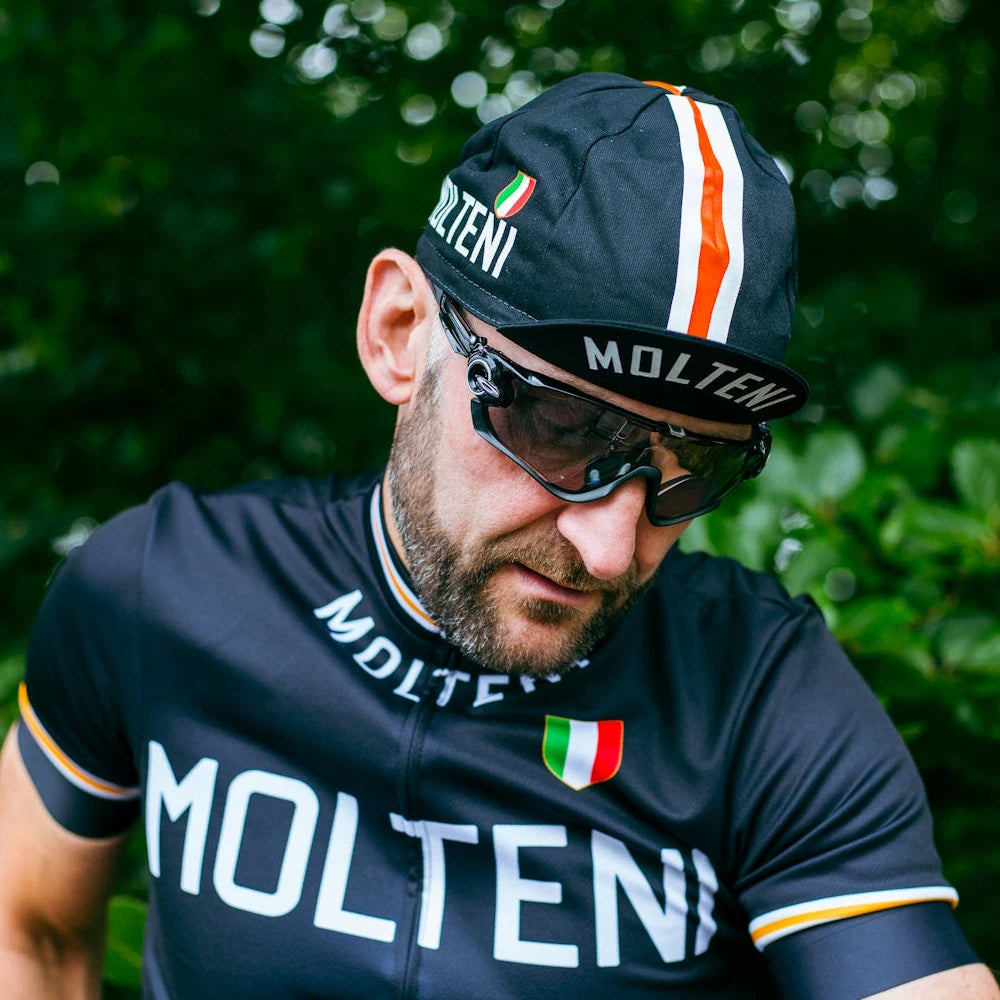Retro Team Molteni Cycling Cap Breathable Sun Protection Outdoor Sports Hat Unisex