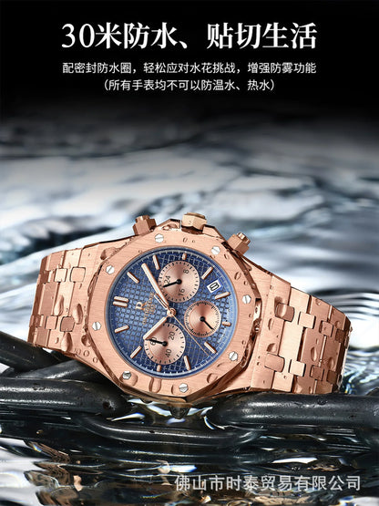 The brand's luxury men's watch new waterproof luminous luxury watch is a hot seller