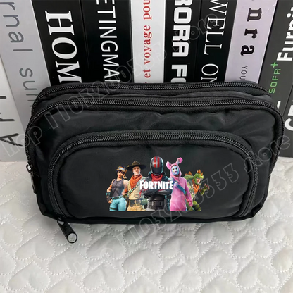 Astuccio portapenne Fortnite con motivo creativo del gioco, borsa contenitore Harajuku per ragazzi e ragazze, articoli per il ritorno a scuola, regali di compleanno e per feste