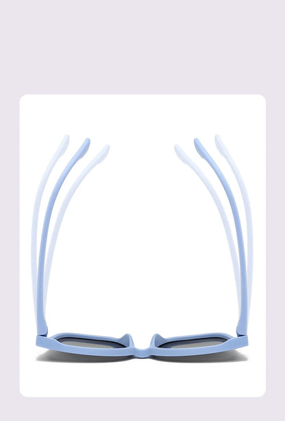 Children's Sunglasses Large Frame Fashionable Sunshade Anti-ultraviolet Silicone Polarized Children's Glasses 23048 23048