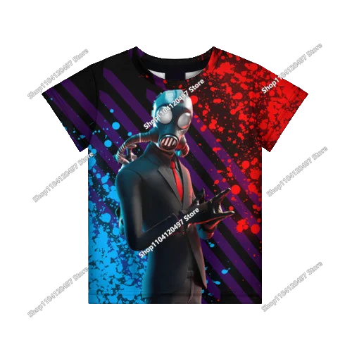 Summer Fashion Fortnite Mascot 3D Print Kids T-Shirt Casual T-shirt Boys Girls Unisex Children's Clothing T-shirt Tops