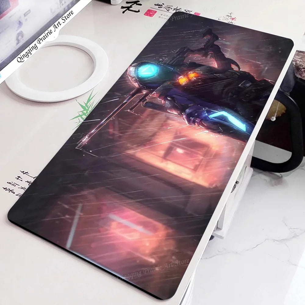 Mousepad Ana Shrike Overwatch, covoraș de birou cu suport, accesorii gaming Prime Gaming, XXL, covoraș pentru tastatură cu capitonaj