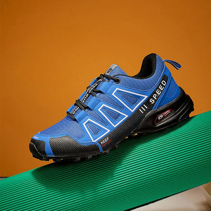 Men’s Lockless Cycling Shoes, Outdoor Mountain Cross-Country Non-Slip Hiking Shoes, Breathable Sports Shoes, Road Cycling Shoes
