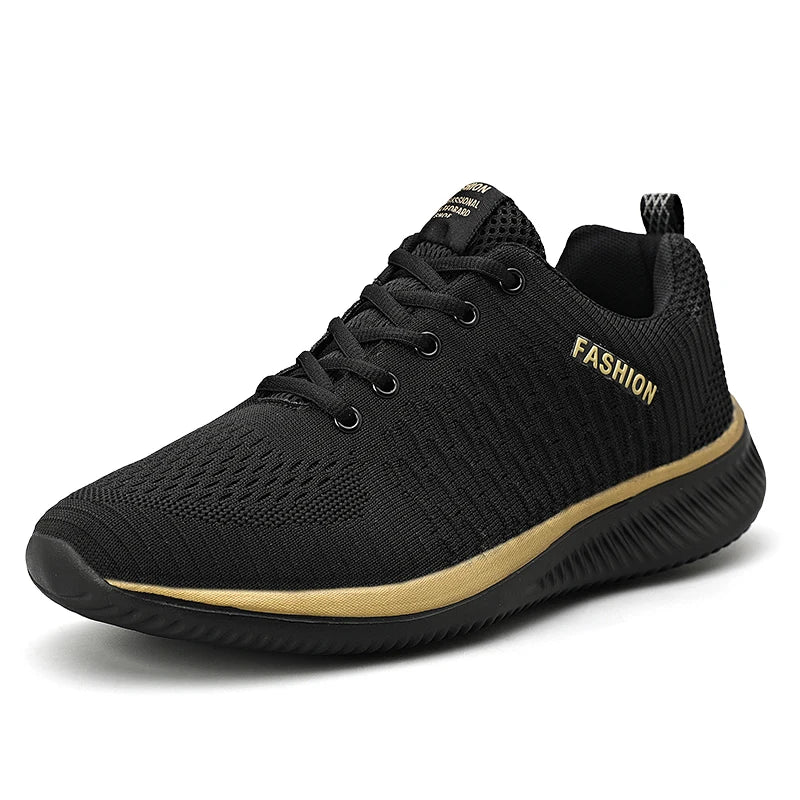 Chaussures de marche pour couple, grande taille, en maille respirante et confortable, à semelle souple, durables et légères, chaussures de sport décontractées pour l'extérieur, pour toutes les saisons