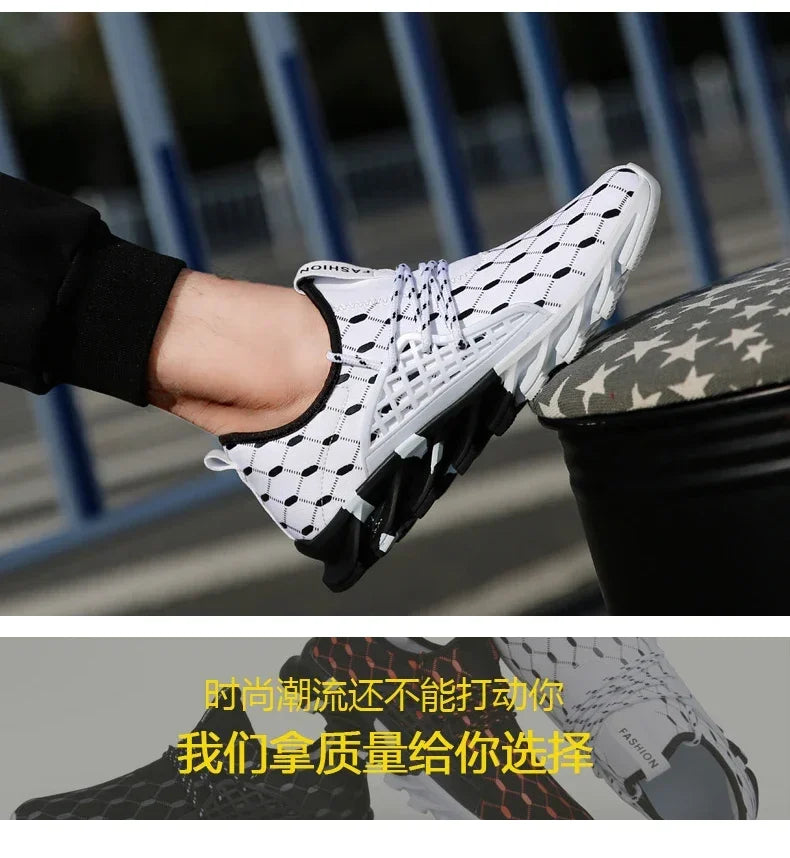 Men's Sports Shoes Breathable Casual Walking Tennis Sports Shoes