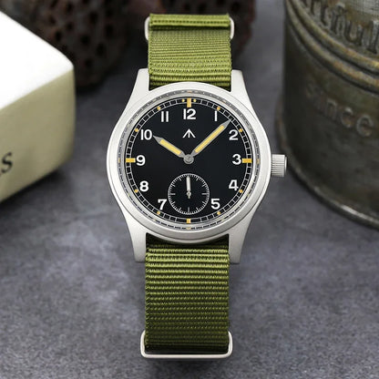 Militado D12 Quartz Watch Men VD78 Movement Domed Sapphire Crystal V2 Clear AR Coating Wristwatch 10Bar Water Resistance Watch