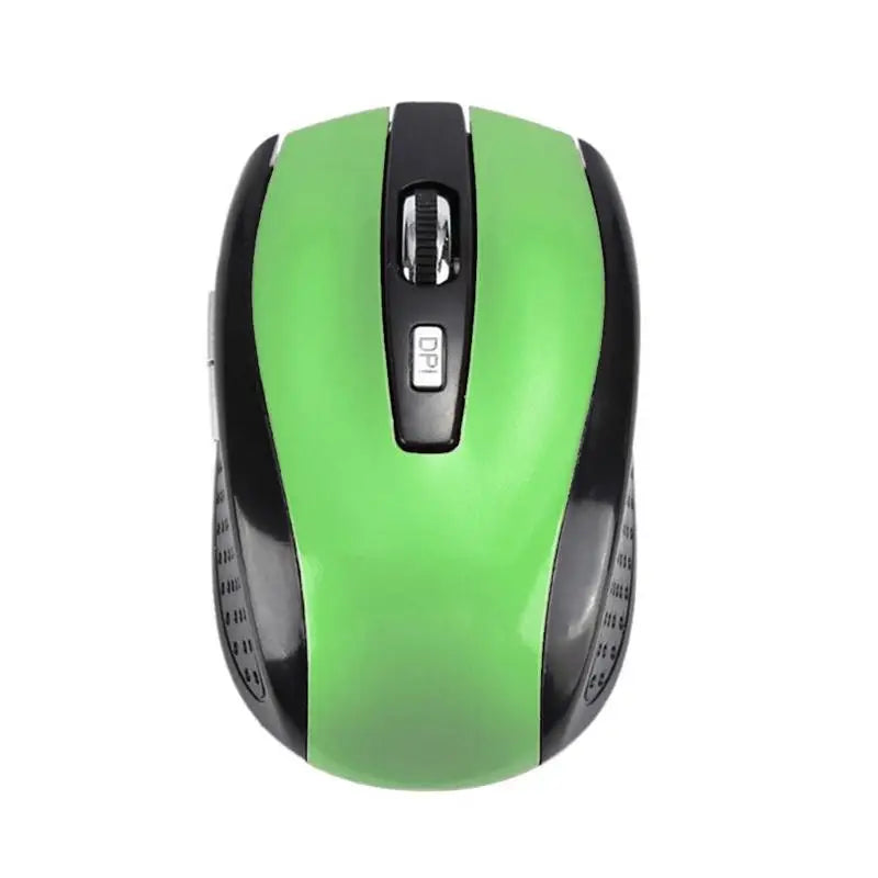 Ratón inalámbrico óptico 2.4GHz con receptor USB para gaming, 6 botones, para ordenador PC, portátil y accesorios
