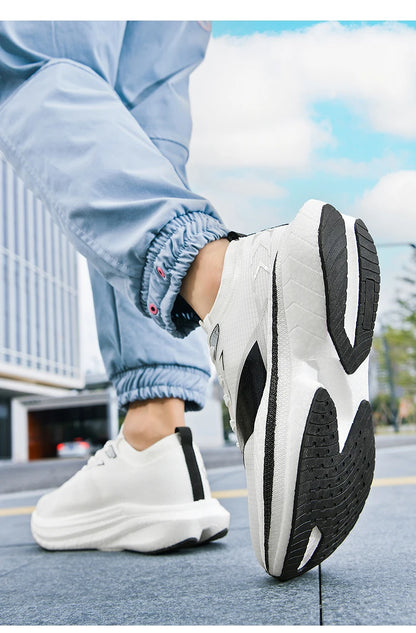 Men's Air Cushion Running Shoes Men's Sneakers Carbon Board Marathon Jogging Shoes Outdoor Sport Shoes Tennis Male Casual Shoes