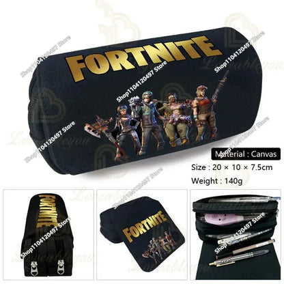 Fortnite Student Pencil Case Large Capacity Pencil Case Kids Toys Pen Bag School Supplies Stationery Pouch Boys Game Gifts