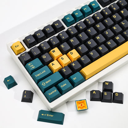KBDiy GMK MarrsGreen Keycap Retro PBT ISO Double Shot Cherry Profile Keycaps For MX Switches Mechanical Gaming Keyboard Key Caps