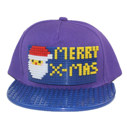 Karikatūrinės „Patchwork“ beisbolo kepurės, „DIY“ blokai, „Snapback“ kepurės, hiphopo kepurės vyrams ir moterims, nuimami „Pixels“ elementai, „Dad Hats“ kepurės, kepurės vaikams ir suaugusiems