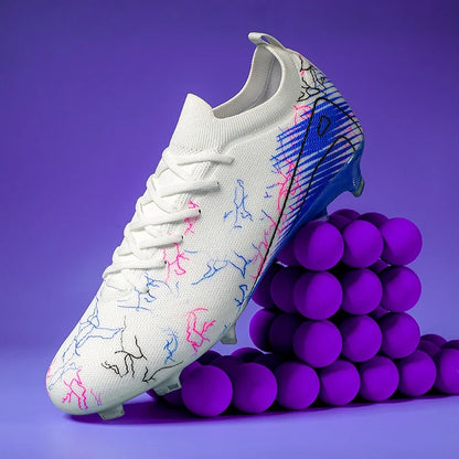 New Men's Football Boots Sneakers FG Soccer Shoes Training Wholesale Top Quality Cleats Non-Slip Drop Shipping Unisex Adult