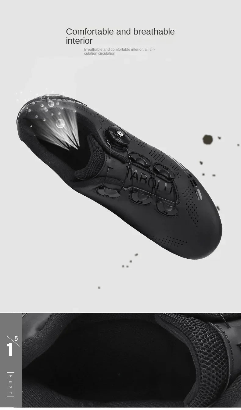 Scarpe da ciclismo unisex per bici da strada, da uomo, da racing, autobloccanti, sneaker da velocità per bicicletta da donna, tacchette SPD, calzature da ciclismo su strada
