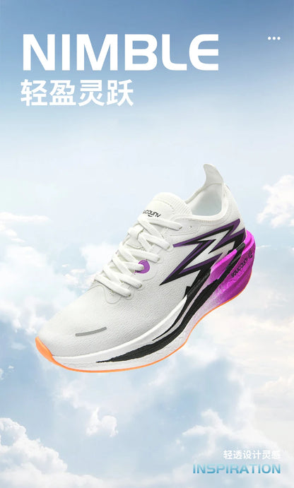 Nuove scarpe da running con piastra in carbonio per maratona, da uomo e donna, sportive, traspiranti, leggere, comode, antiscivolo e casual