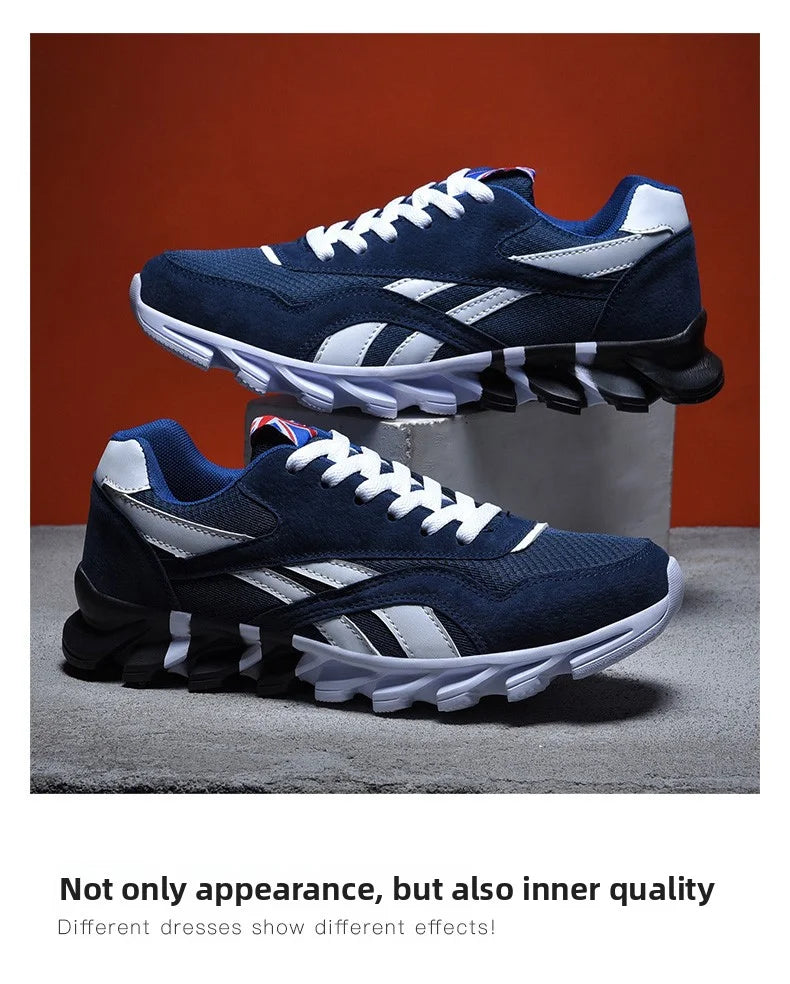men's and women's running shoes breathable casual sneakers anti-slip vibration comfortable walking shoes 38-46