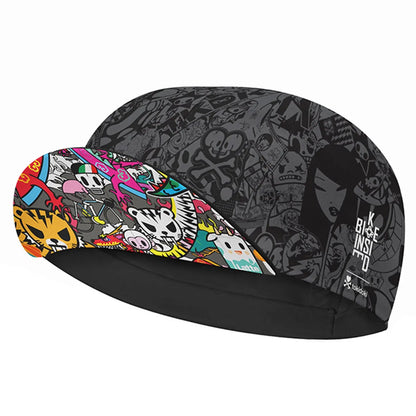 Classic Retro Red Blue Green Polyester Cycling Caps Summer Breathable Sports Quick Dry Bicycle Hat Men And Women