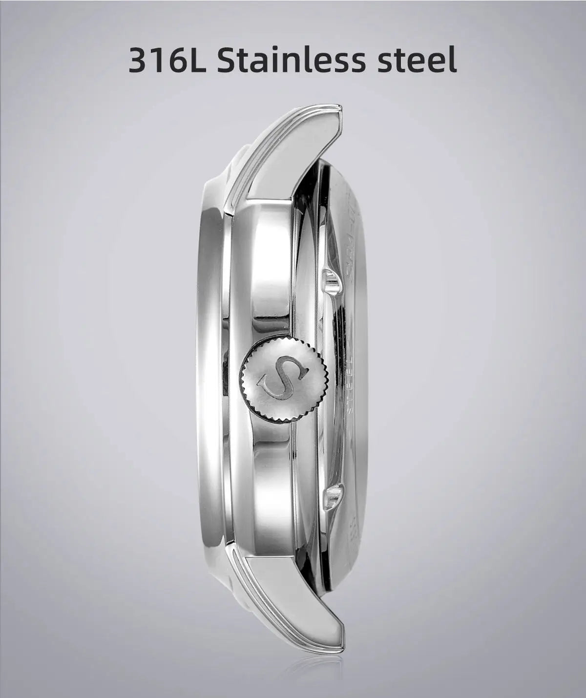 NEW Men's Automatic Mechanical Wristwatch Seagull ST25 Movement Fashion Man Hollow Flywhee Casual Business Watch 819.624