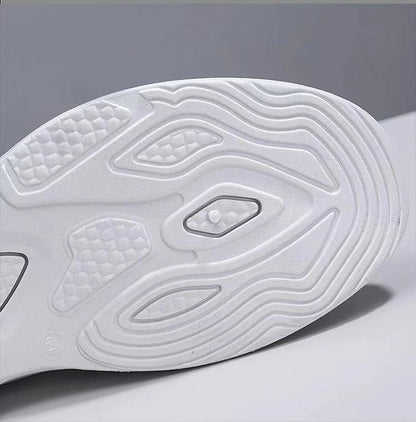 Baskets d'été pour hommes, chaussures de course respirantes en maille, à lacets, résistantes à l'usure, à plateforme, confortables, à semelle souple