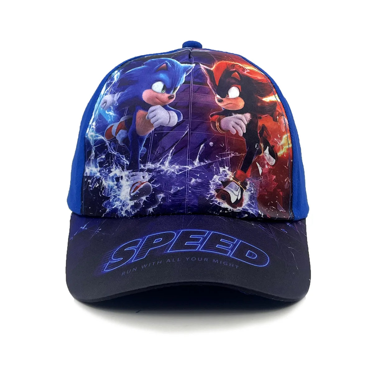 50–54 cm vaikų „Sonic“ animacinio filmo beisbolo kepurė su anime ežiu „ShadowTails“ ir „Knuckles“ personažais, apsauganti nuo saulės, aksesuaras, dovana