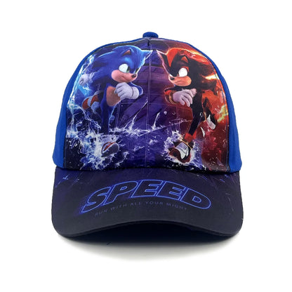 50–54 cm vaikų „Sonic“ animacinio filmo beisbolo kepurė su anime ežiu „ShadowTails“ ir „Knuckles“ personažais, apsauganti nuo saulės, aksesuaras, dovana