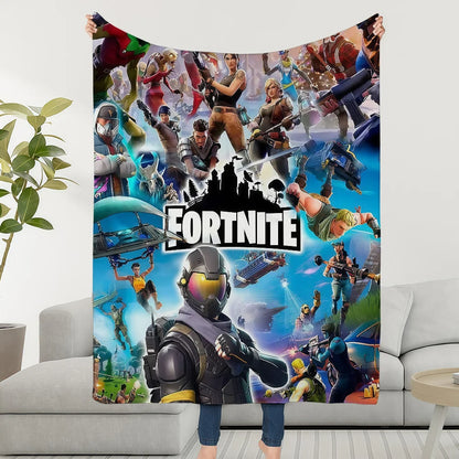 Blanket Throw Super Cozy Plush Living F-FORTNITES-ES Game Room Sofa Couch Childish Birthday Gifts