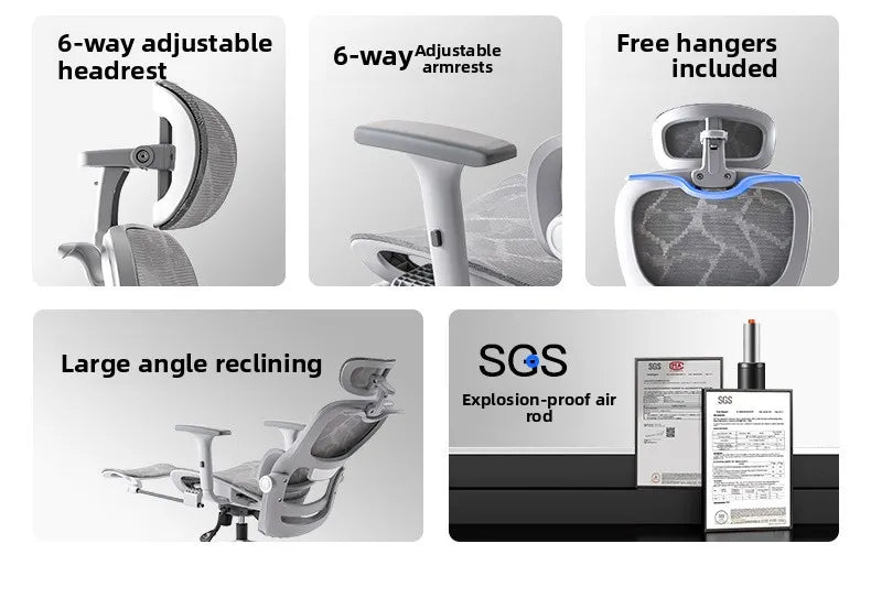Multi-functional Chair Office Chair Computer Chair Recliner Chair Nap Ergonomic Chair Swivel Chair E-sports Chair
