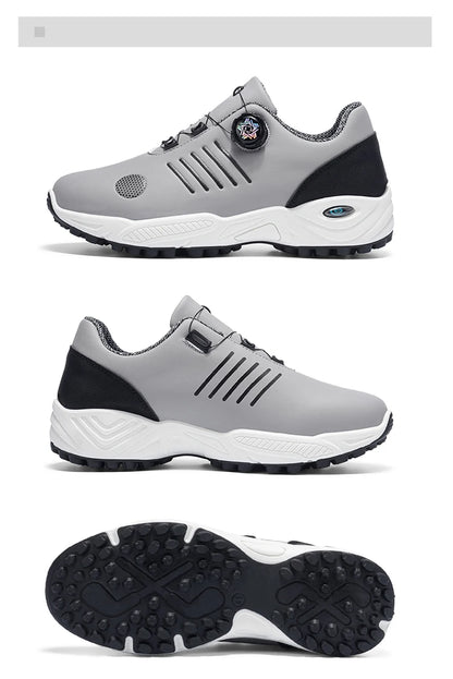 Chaussures de sport sans lacets pour hommes, avec amorti d'air, antichoc, antidérapantes, pour le golf, l'entraînement en extérieur, les trajets professionnels, chaussures polyvalentes pour hommes 9