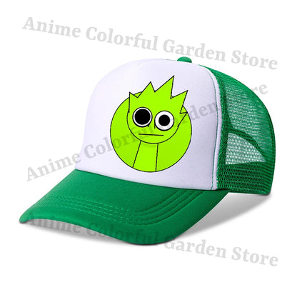 „Sprunki“ tėvų ir vaikų beisbolo kepurės, anime, animacinės, hiphopo, plokščios kepurės vyrams, moterims ir vaikams, vasaros mados, apsaugančios nuo saulės, kvėpuojančios kepurės, dovanos