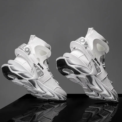 Chaussures de course respirantes pour hommes, baskets pour hommes, mocassins à la mode, chaussures de tennis décontractées, course d'entraînement, luxe