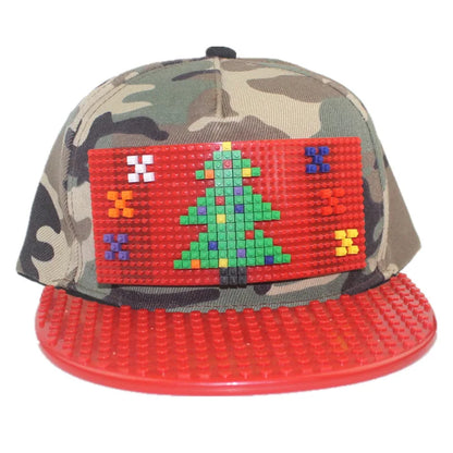 Karikatūrinės „Patchwork“ beisbolo kepurės, „DIY“ blokai, „Snapback“ kepurės, hiphopo kepurės vyrams ir moterims, nuimami „Pixels“ elementai, „Dad Hats“ kepurės, kepurės vaikams ir suaugusiems