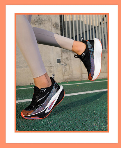 Zapatillas de running con placa de carbono para hombre y mujer, profesionales para maratón, competición y entrenamiento en carretera, transpirables y ligeras