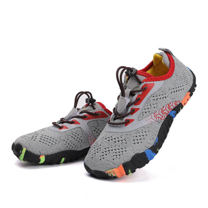 New Children's Aqua Shoes Women Colorful Walking Sports Upstream Wading Sneakers Breathable Mesh Five Fingers Swimming Water Shoes