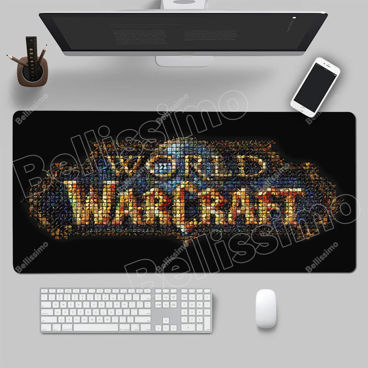 World Of Warcraft 90x40 suuri pelihiirimatto, pelipöydän alusta, Csgo-pelialusta, luonnonkumimatto, grande gamer XXL -tietokoneen hiirimatto