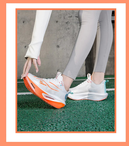 Zapatillas de running con placa de carbono para hombre y mujer, profesionales para maratón, competición y entrenamiento en carretera, transpirables y ligeras