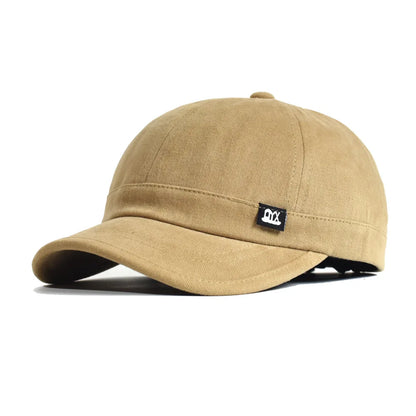 Czapka baseballowa w stylu vintage z krótkim daszkiem, bawełniana, męska i damska, miękka czapka typu „dad hat”, regulowana, w stylu trucker, czapki o niskim profilu