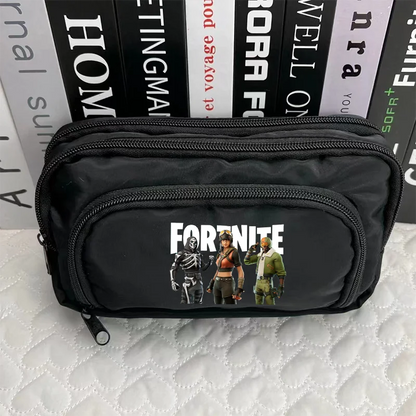 Astuccio portapenne Fortnite con motivo creativo del gioco, borsa contenitore Harajuku per ragazzi e ragazze, articoli per il ritorno a scuola, regali di compleanno e per feste