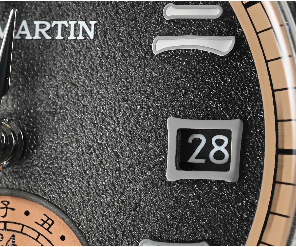San Martin 39mm Miyota 9132 Power Reserve Display Men Luxury Sport Watch Automatic Mechanical Waterproof Original Design SN0144