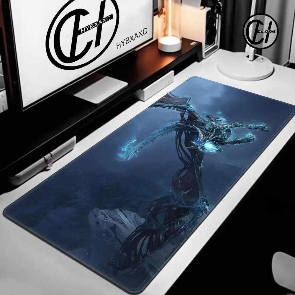 World of Warcraft Lich King -hiirimatto PC HD anime -pelitarvikkeet näppäimistöhiirimatto kannettavalle XXL-pelikaapin pöytämatto matto