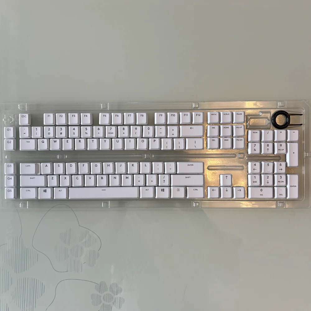 G915 913 TKL G815 G813 strukturierte, rutschfeste, transparente, hintergrundbeleuchtete Tastenkappe, geeignet für Logitech mechanische Tastaturen