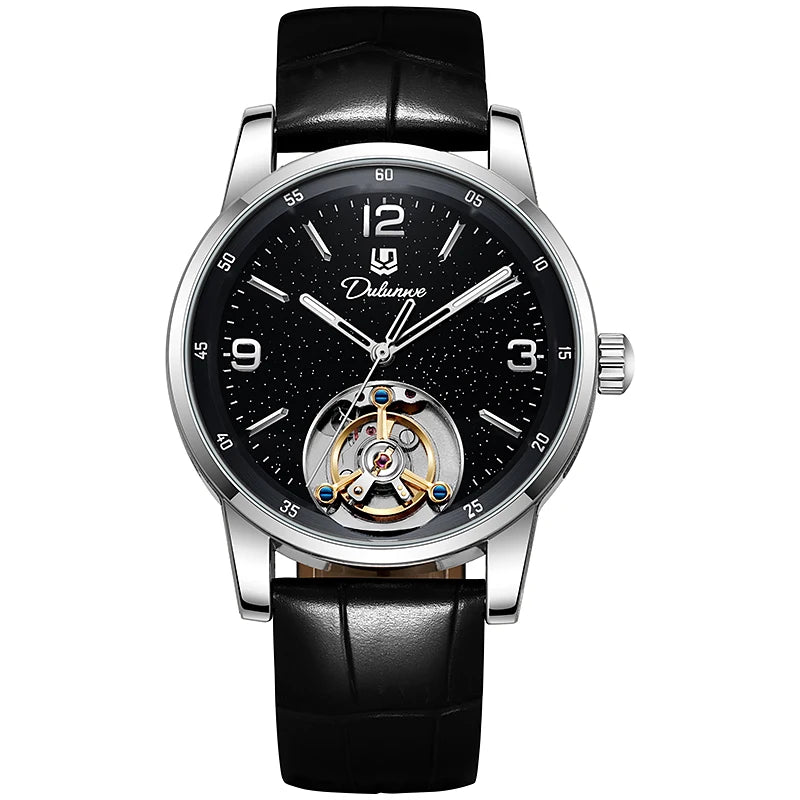 Relógio Tourbillon Masculino, Desportivo, Automático, Mecânico, Estanque – Relógio de pulso de luxo de marca de gama alta