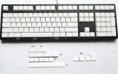 NPKC Blank XDA Keycaps Planck Preonic 61 75 87 108 Keyset Thick PBT Material for Cherry MX Mechanical Keyboard