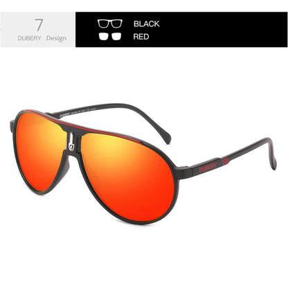 DUBERY Polarized UV400 Protection Sunglasses For Men And Women 7 Colors Model 102