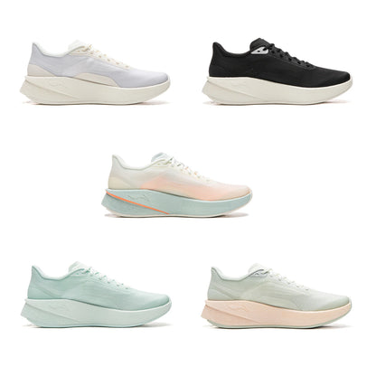 Li-Ning Women's CHAOYING Cushion Running Shoes BOOM Lightweight Rebound TEMPO BOUNCE Flexible Li-Ning Comfortable Sneakers ARBW008