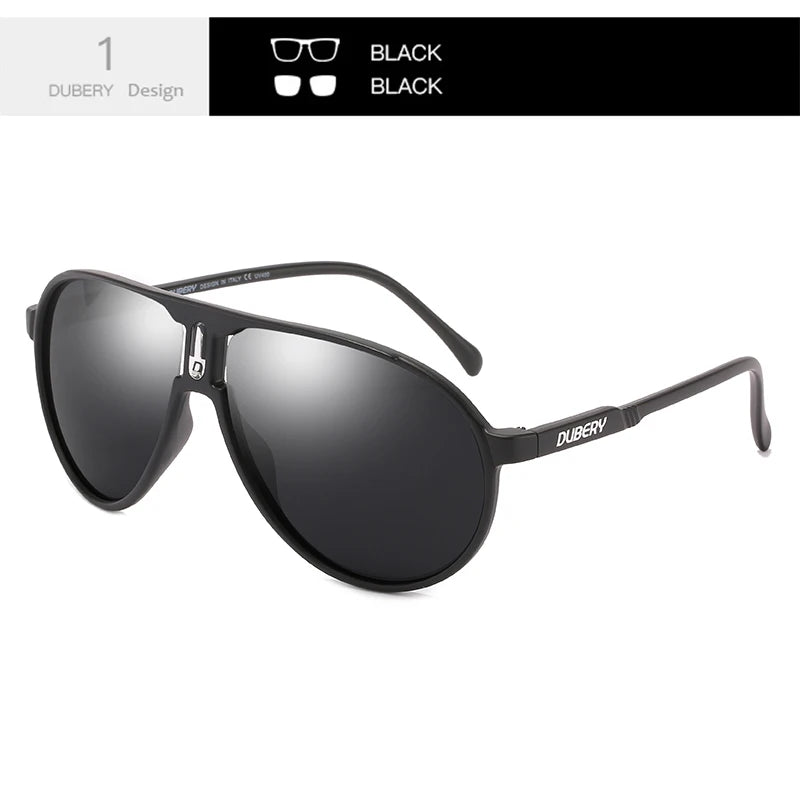 DUBERY Polarized UV400 Protection Sunglasses For Men And Women 7 Colors Model 102