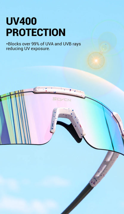 SCVCN UV400 Cycling Glasses Men Women MTB Road Bike Sunglasses Outdoor Hiking Drive Running Sunglasses Fashion Sports Glasses