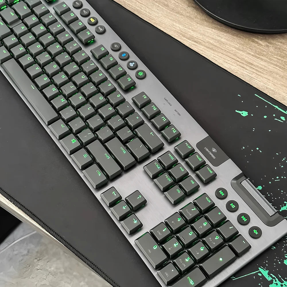 G915 913 TKL G815 G813 strukturierte, rutschfeste, transparente, hintergrundbeleuchtete Tastenkappe, geeignet für Logitech mechanische Tastaturen