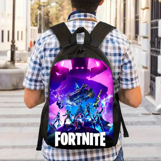 Hot Game Design-F-FortniteS Kid Backpacks Boys and Girls Student Birthday Gift Child School Bags Unisex Camping Durable Rucksack