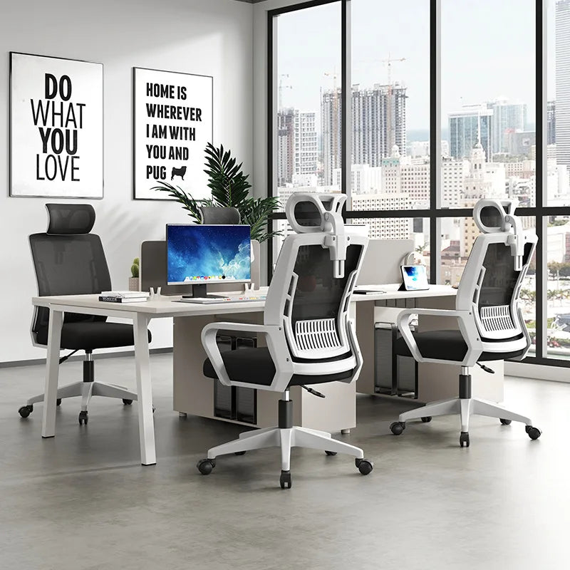 Home Office Ergonomic SeatBackrest: Liftable, Swivel, Waist Rest, Headrest, Gaming Chair