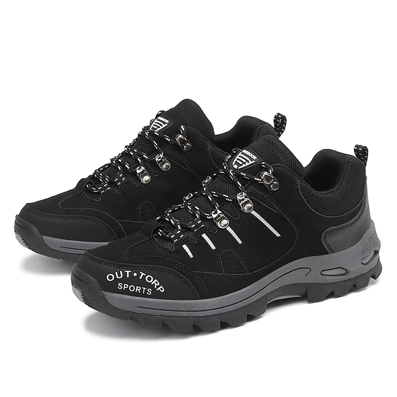 Retro Style Men Sports Shoes Autumn and Winter Short Boots Anti Slip Hiking Shoes Suitable for Ankle Boots Urban Commuting 2025